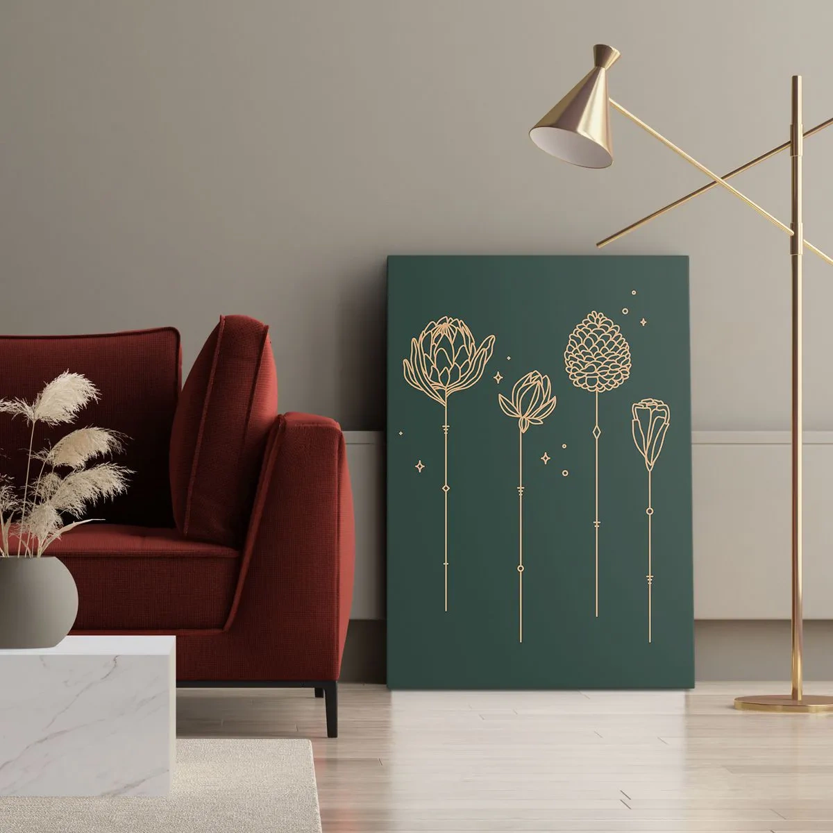 Canvas picture - The Herb Family - 70x100 cm