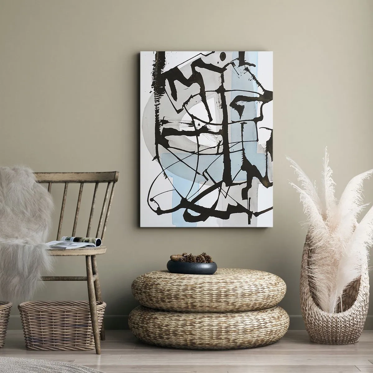 Canvas picture - After All Blue - 50x70 cm