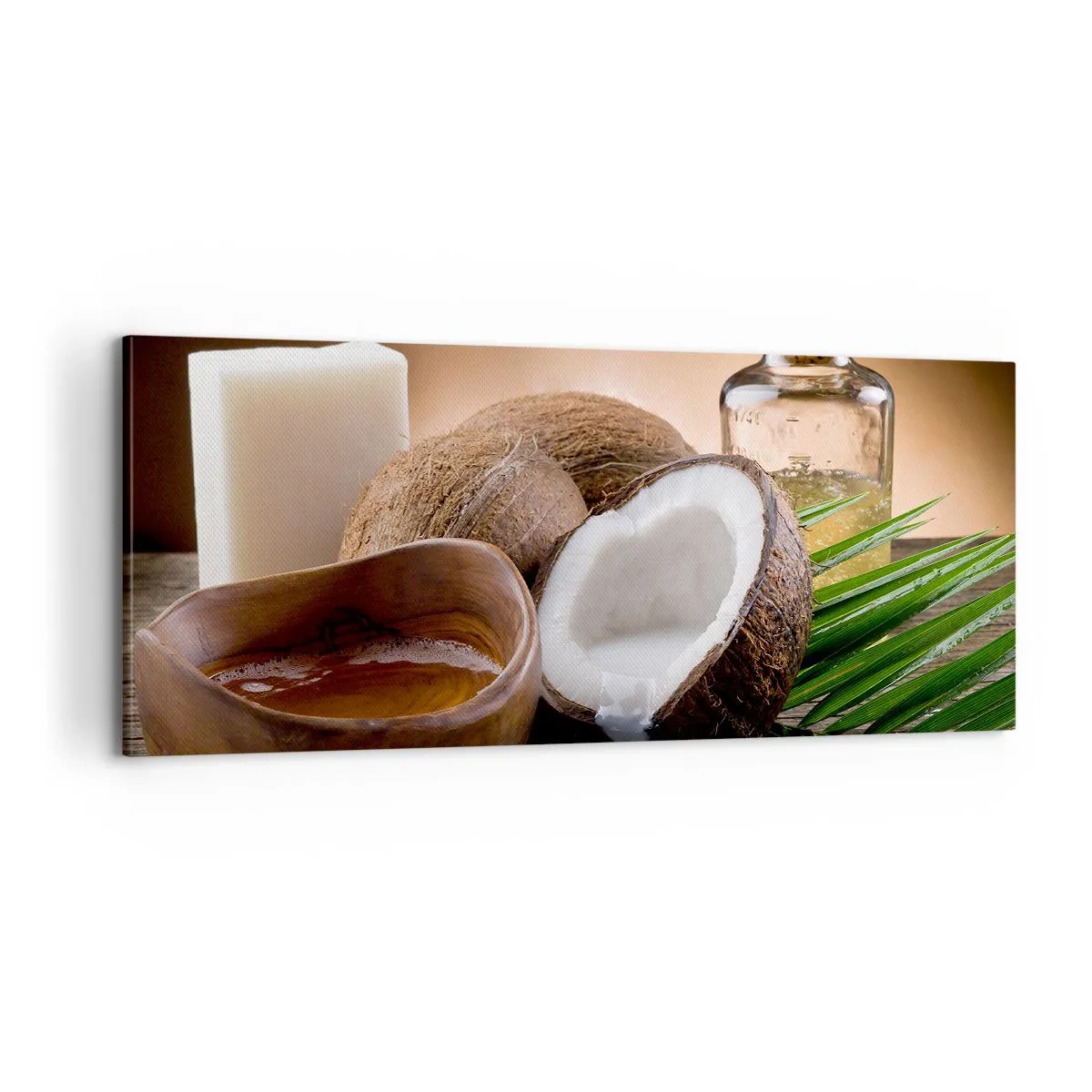 Canvas picture - Health from Tropical Islands - 100x40 cm