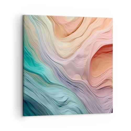 Canvas picture - Rainbow Wave - 50x50 cm