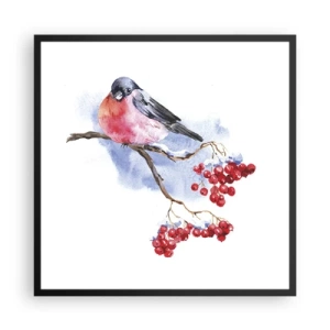Poster in black frame - Winter in Colour - 60x60 cm