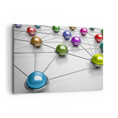 Canvas picture - Space's Web - 100x70 cm