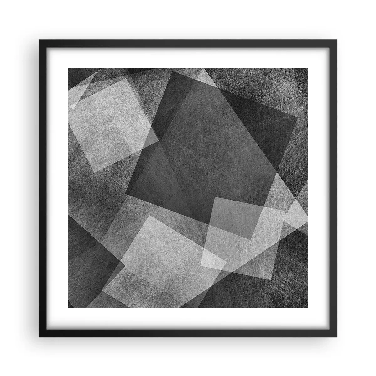 Poster in black frame - Eternal Symbol of Durability and Order - 50x50 cm