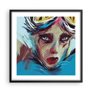 Poster in black frame - Road Mistress - 50x50 cm