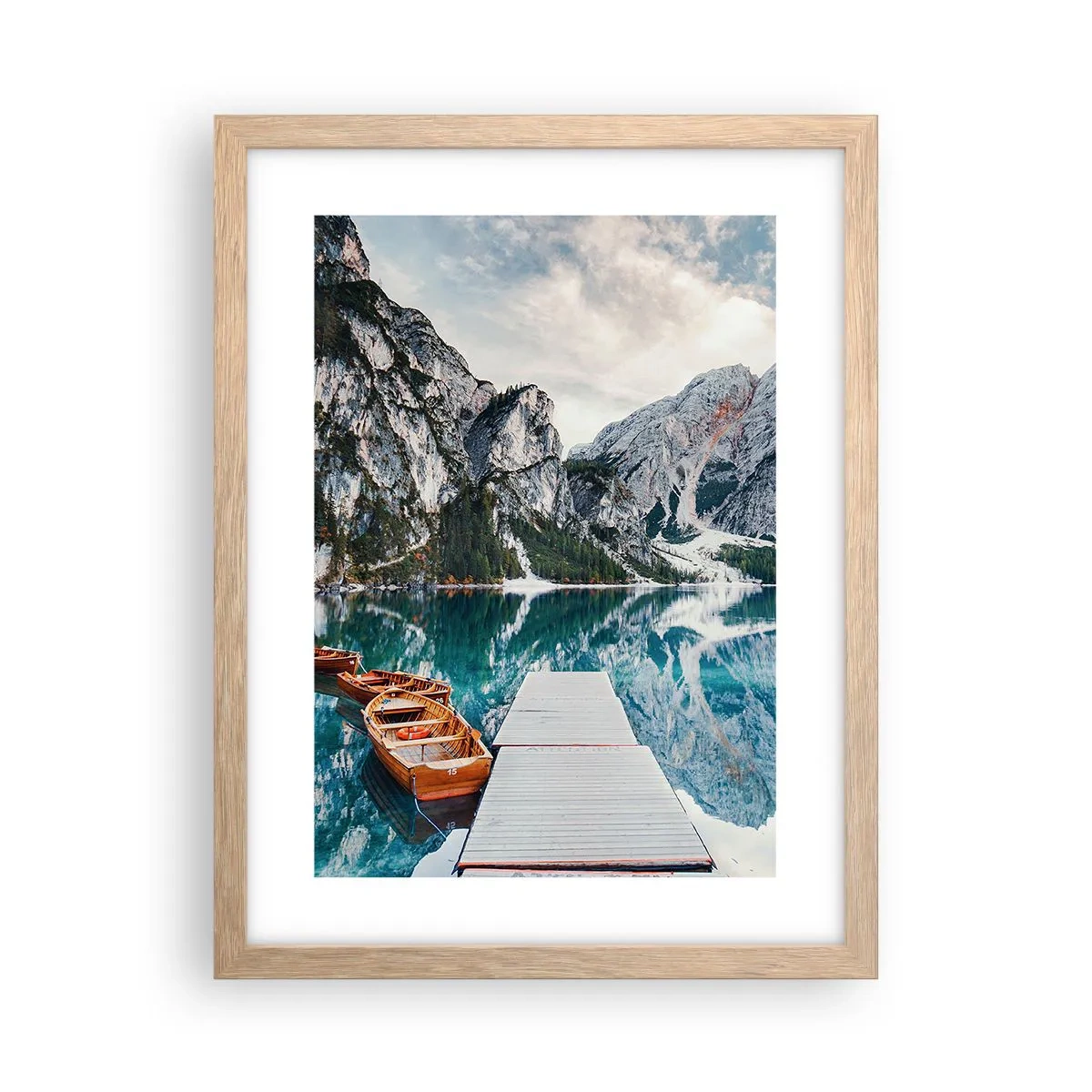 Poster in light oak frame - We Will Show You Beauty - 30x40 cm