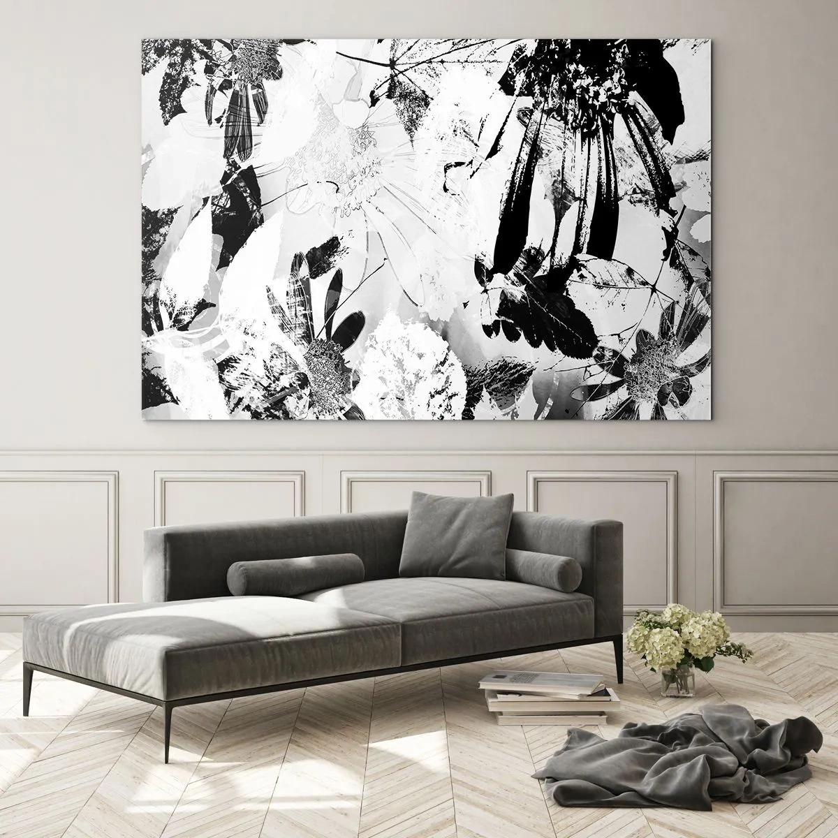 Glass picture - Autumn in a Negative - 120x80 cm