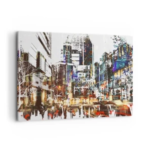 Canvas picture - Sparkling City - 100x70 cm
