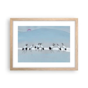 Poster in light oak frame - After a Hot Day - 40x30 cm