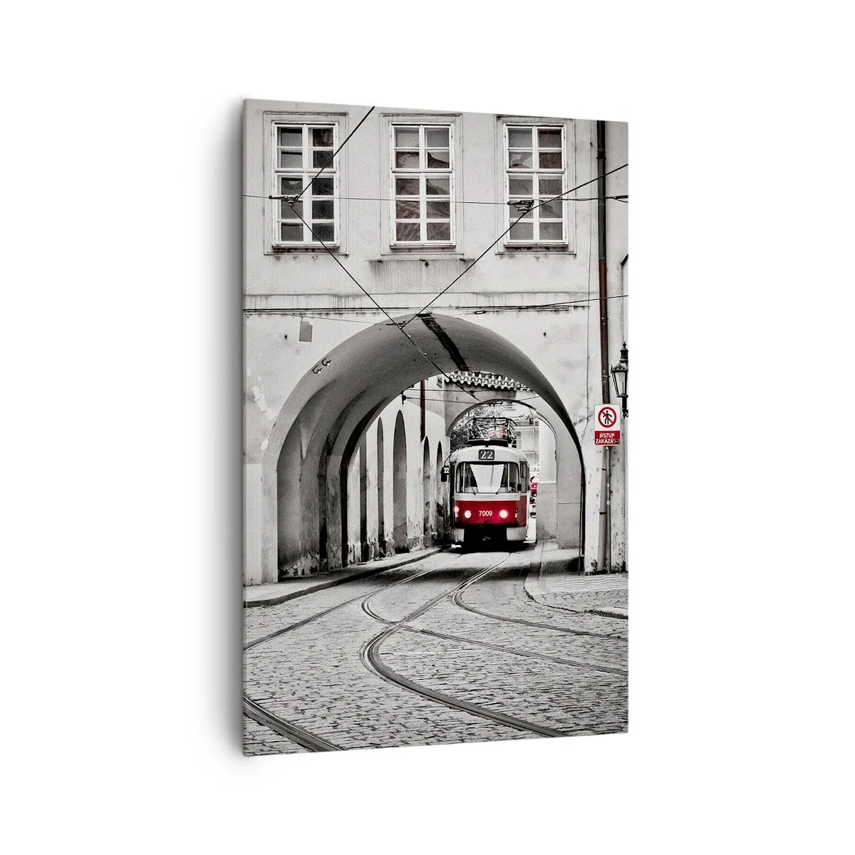 Canvas picture - Through City Labirynth - 80x120 cm