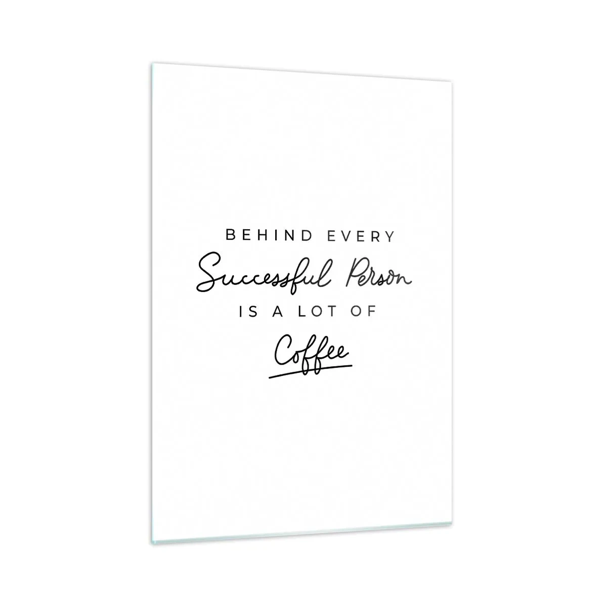 Glass picture - Secret of Success - 50x70 cm
