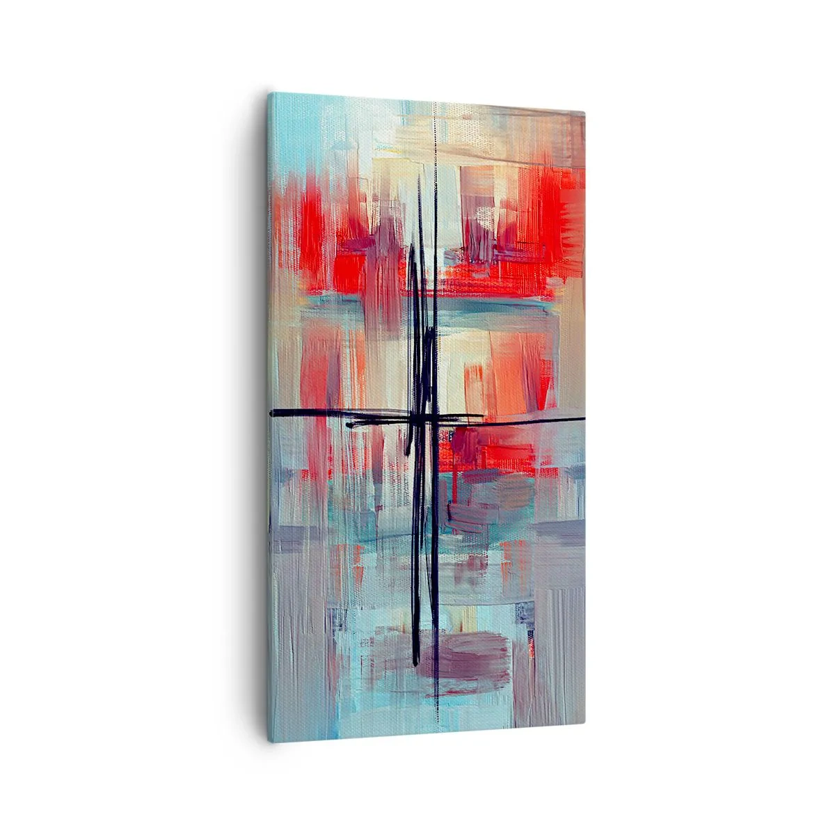 Canvas picture - Landscape in a foreign Dimension - 55x100 cm