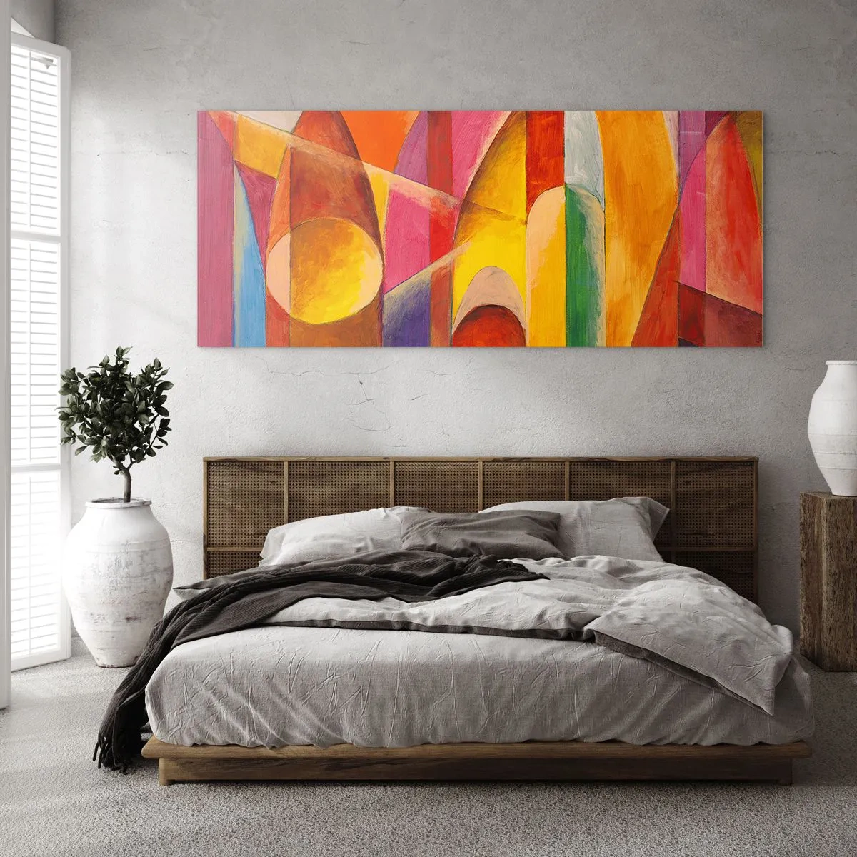 Glass picture - Cathedral of the Sun - 90x30 cm