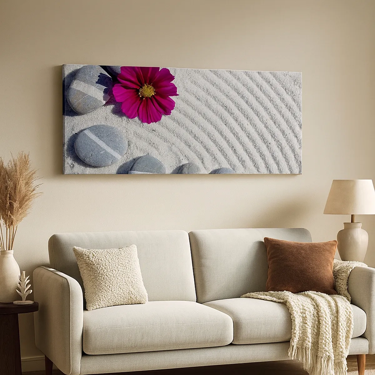 Canvas picture - Energy and Tranquillity of the Magic Circle of Nature - 30x30 cm