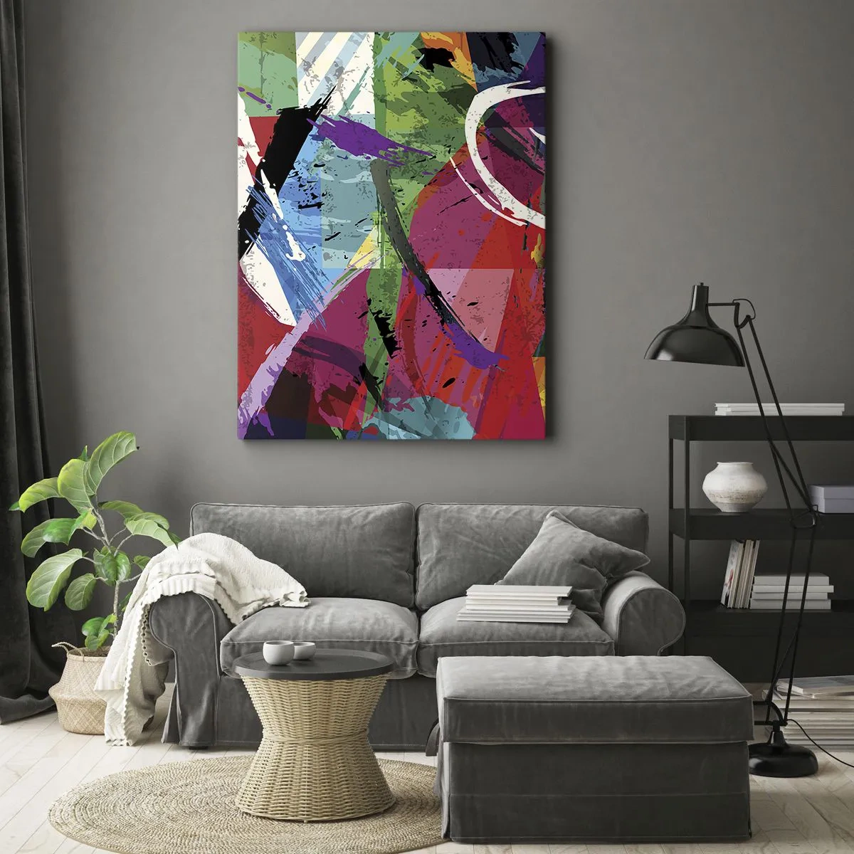 Canvas picture - Fast, Vividly and Jamming - 50x70 cm