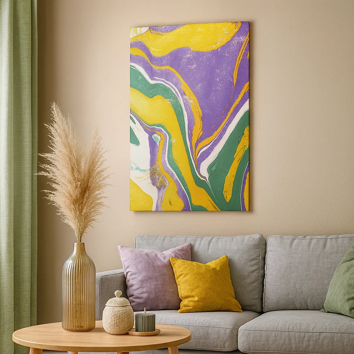 Canvas picture - Colour Waves - 50x70 cm
