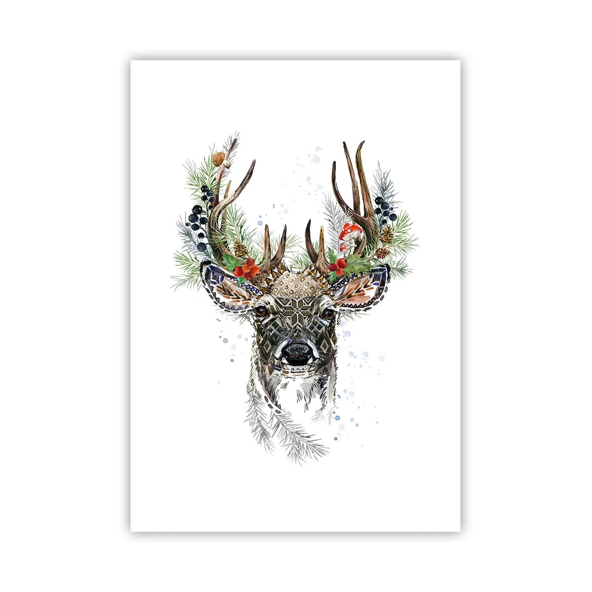 Poster - In Christmas Attire - 70x100 cm