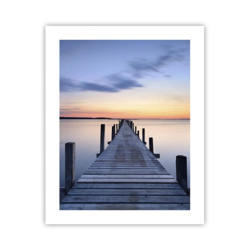 Poster - Calm of a Quiet Dusk - 40x50 cm