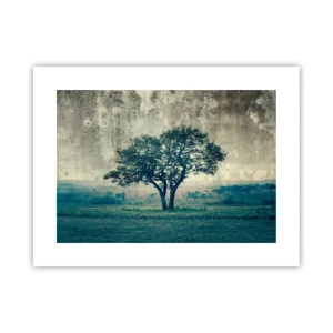 Poster - Apple Tree in Blue? - 40x30 cm