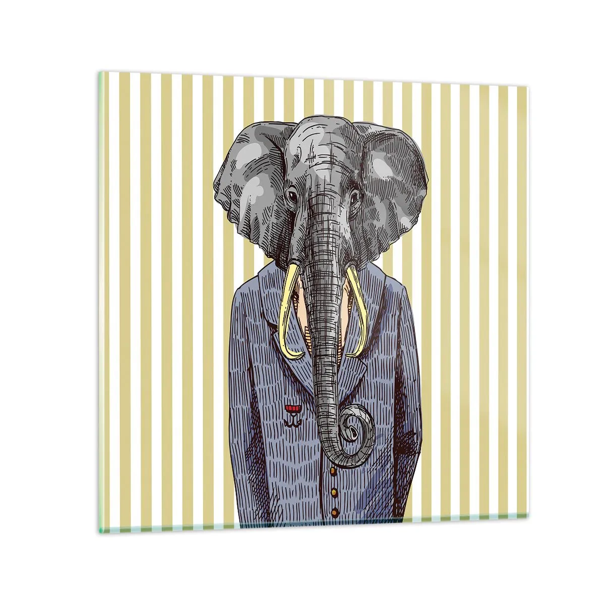 Glass picture - Elegant By Nature - 70x70 cm