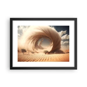Poster in black frame - Open Portal - 40x30 cm