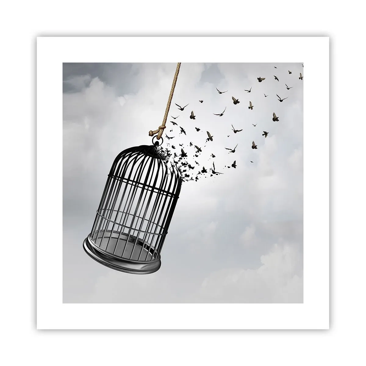 Poster - Faith…Hope…Freedom! - 40x40 cm