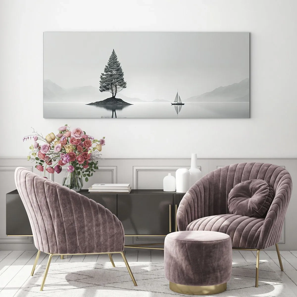 Glass picture - Daydreaming - 100x40 cm