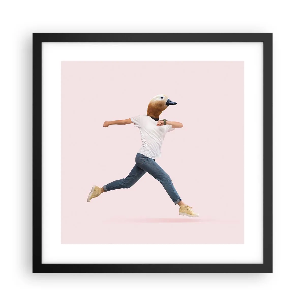 Poster in black frame - Pinch of Absurd - 40x40 cm