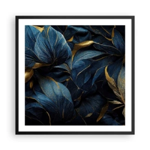 Poster in black frame - Lined with Gold - 60x60 cm