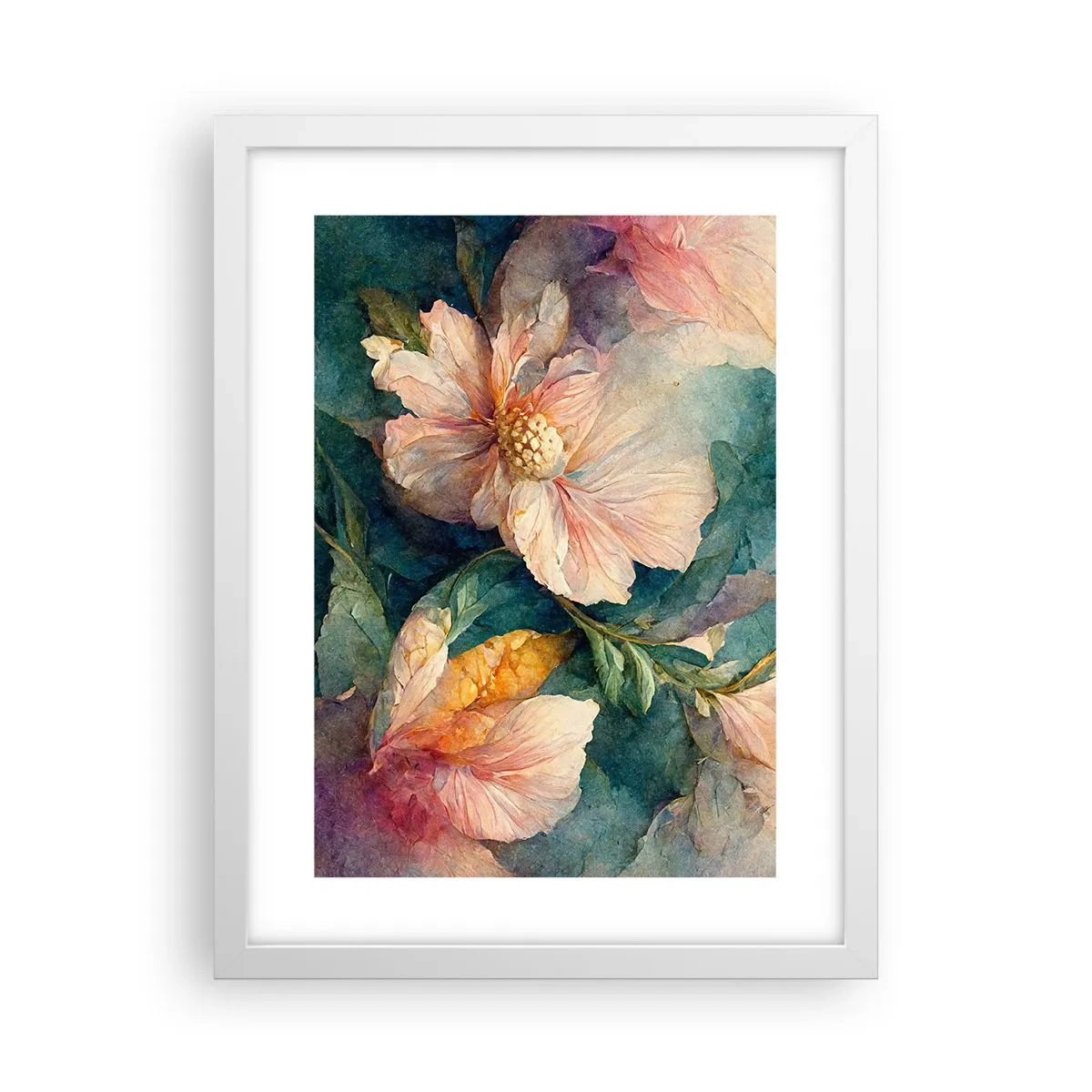 Poster in white frmae - Sheer Subtelty - 30x40 cm