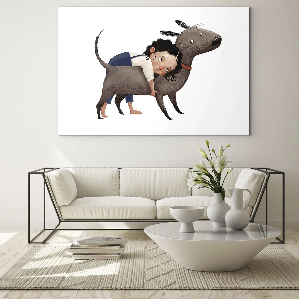 Glass picture - Best Friends - 120x80 cm