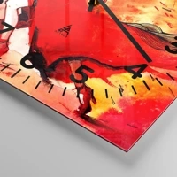 Clock face with numbers