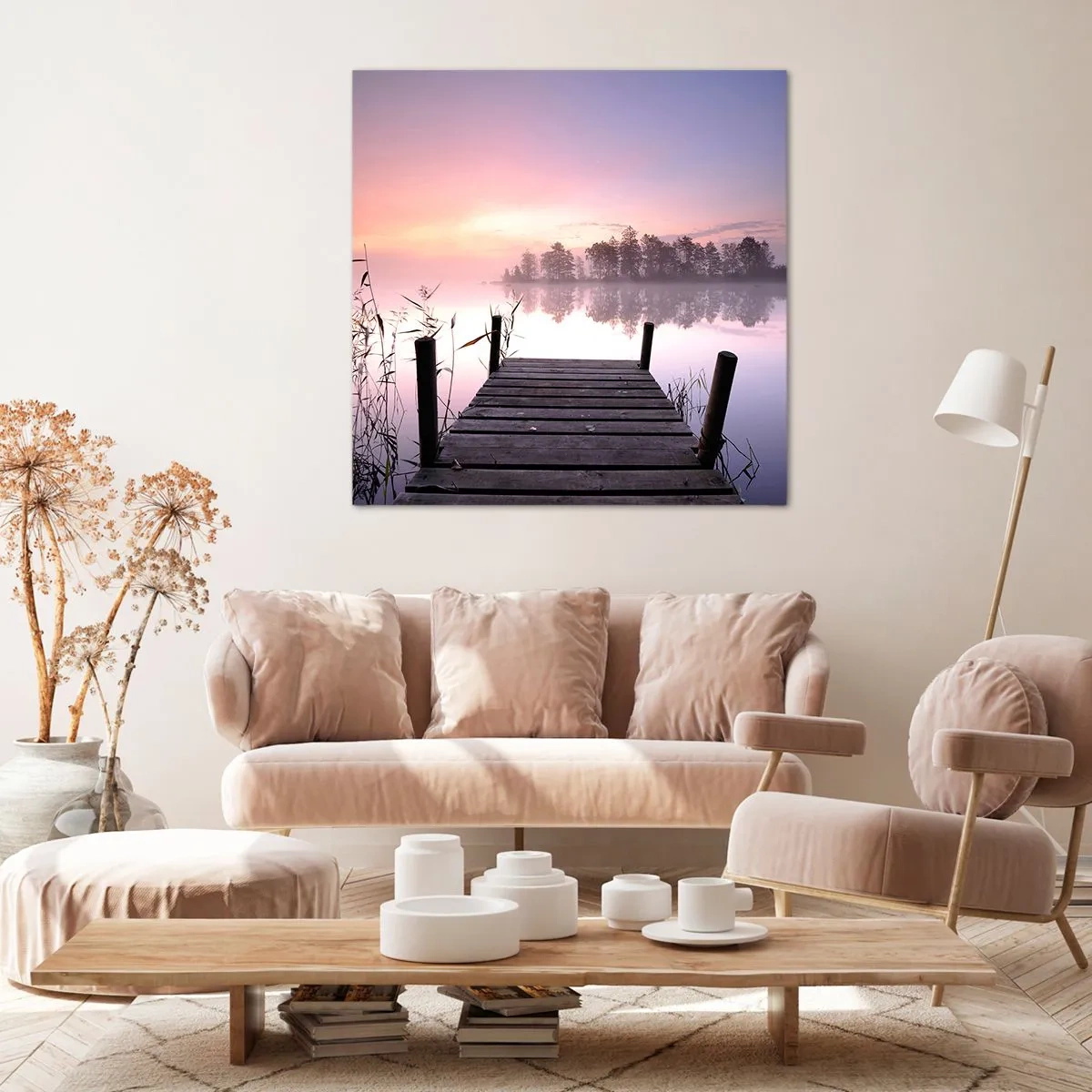 Canvas picture - Out from a Lilac Fog… - 40x40 cm