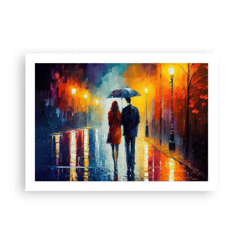 Poster - Together - Colourful Night - 70x50 cm