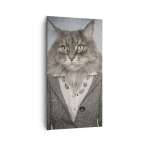 Canvas picture - Furcoats Are in Vogue Again - 55x100 cm