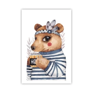 Poster - Sweet Lady Bear - 61x91 cm