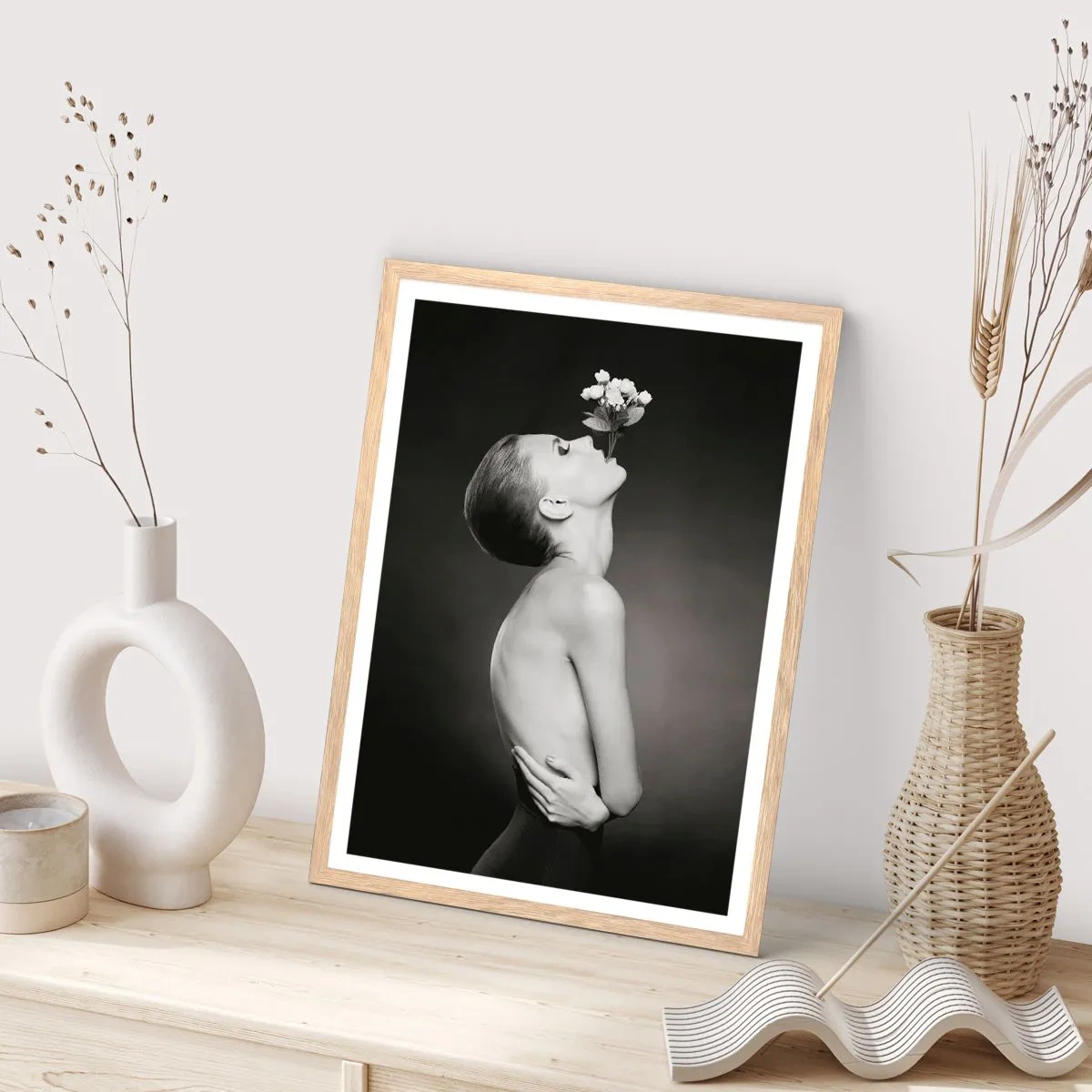 Poster in light oak frame - Eccentric Elegance - 30x40 cm