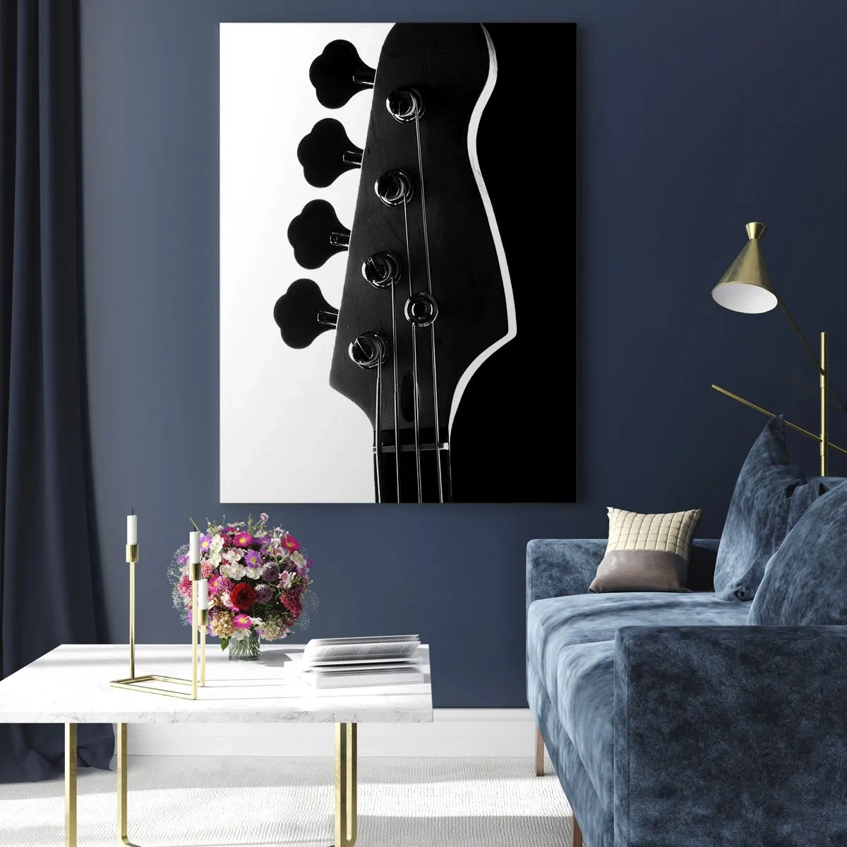 Glass picture - Rock Silence - 50x70 cm