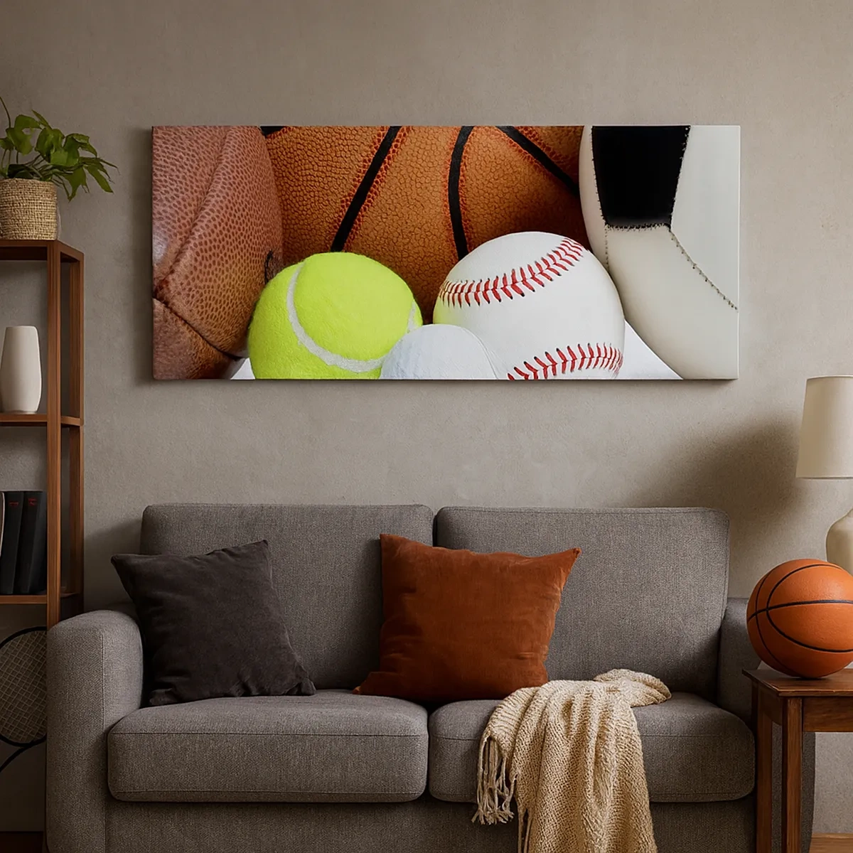 Canvas picture - Football Unites Us - 30x30 cm