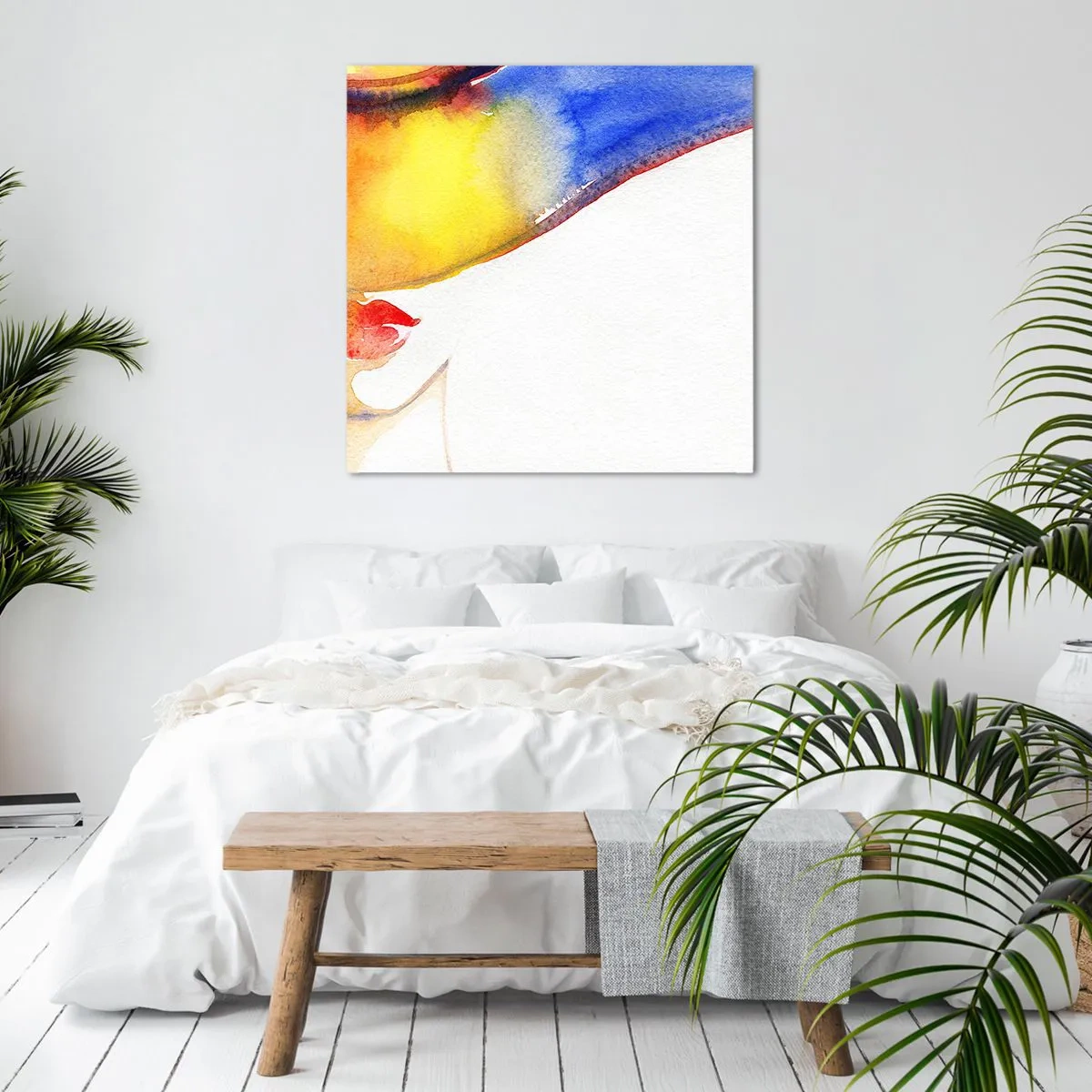 Canvas picture - Portrait of a Lady - 70x70 cm