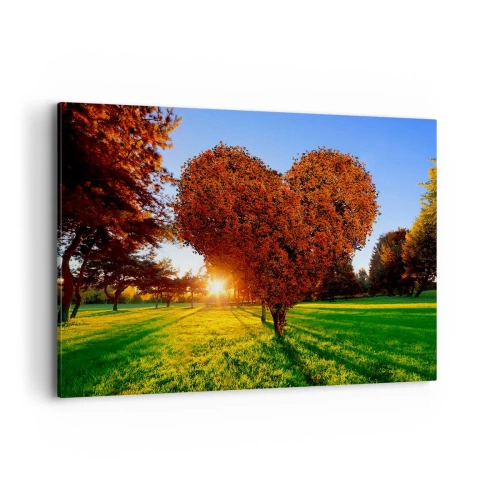 Canvas picture - Impossible Not to Love Autumn - 100x70 cm