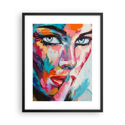 Poster in black frame - Our First Secret - 40x50 cm