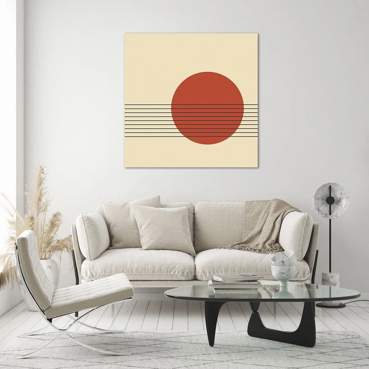 Glass picture - Around and Beoynd - 40x40 cm