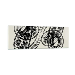 Glass picture - Spontaneous Result - 90x30 cm