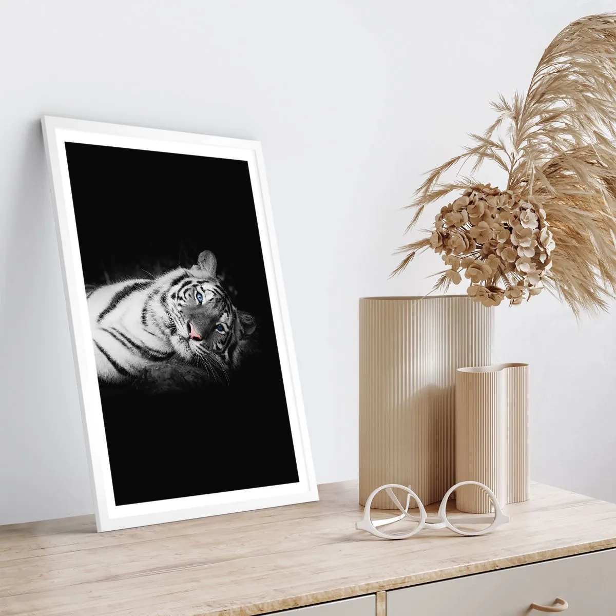 Poster in white frmae - Wilderness and Calm - 50x70 cm