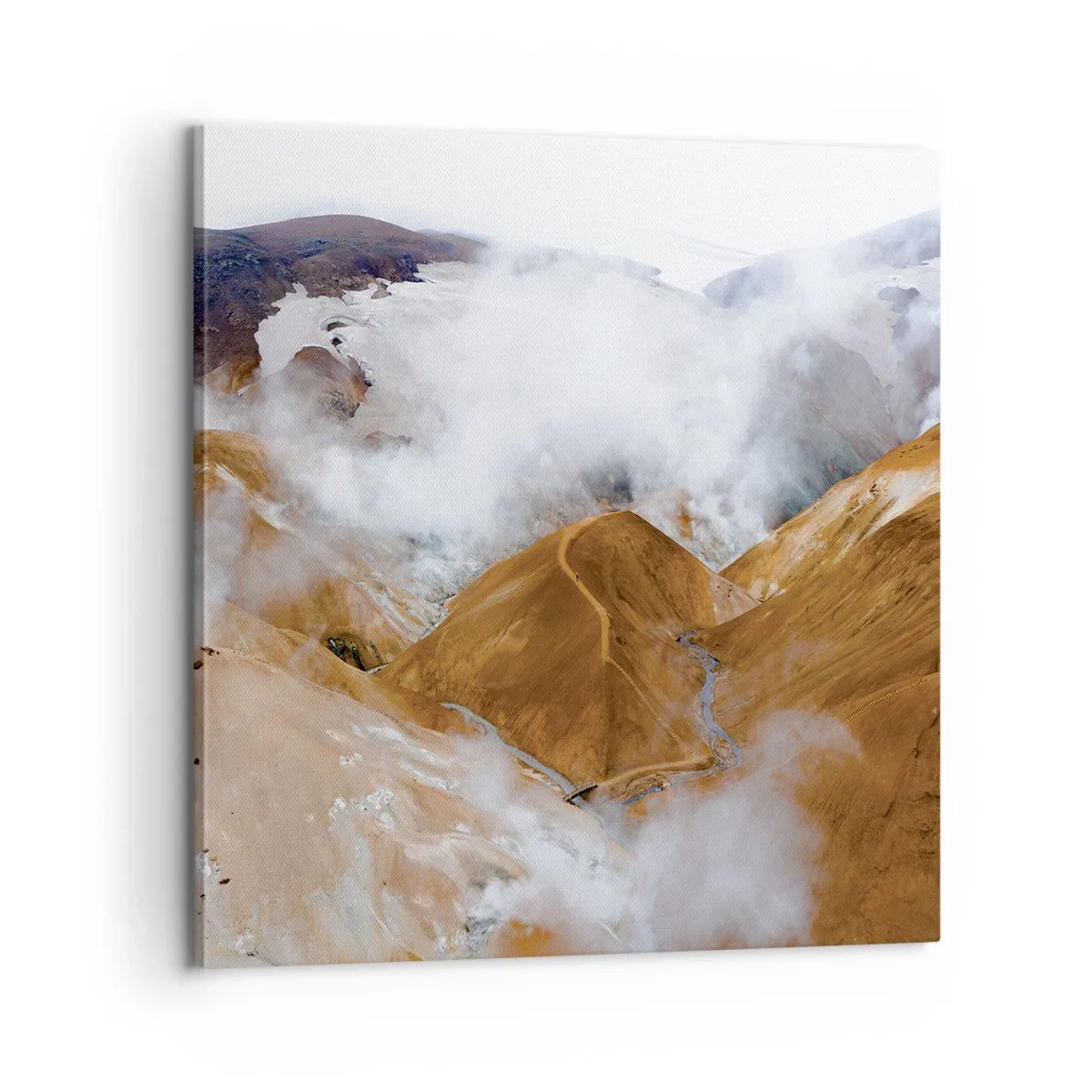 Canvas picture - Severe Beauty of Iceland - 60x60 cm