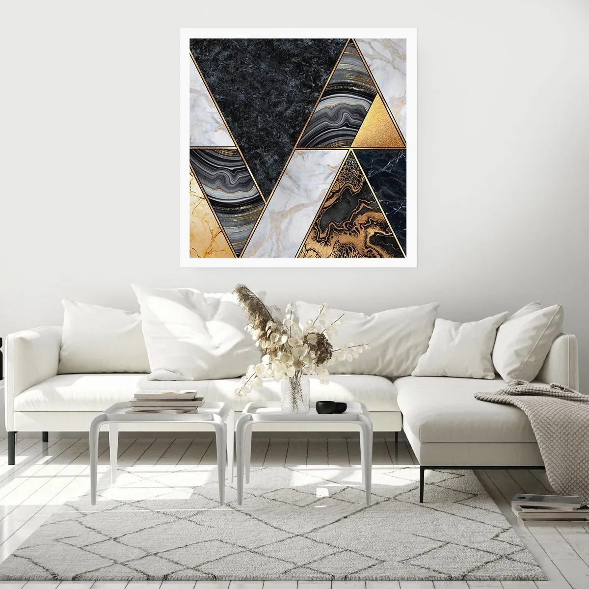 Poster - Stone on Stone - 60x60 cm