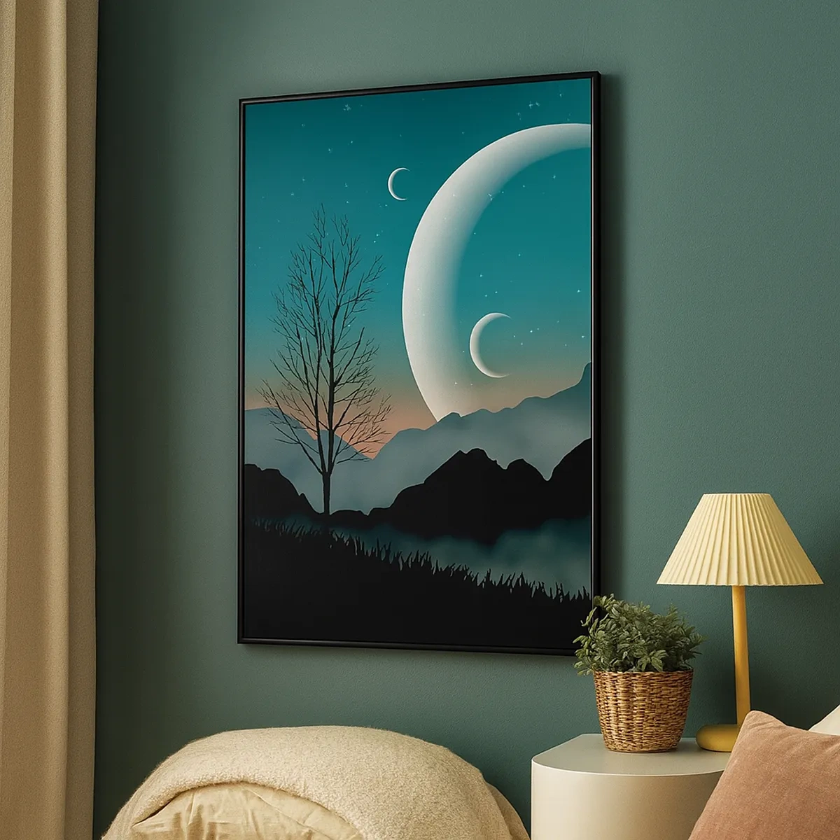 Canvas picture - Carnival of a Starry Night - 50x70 cm