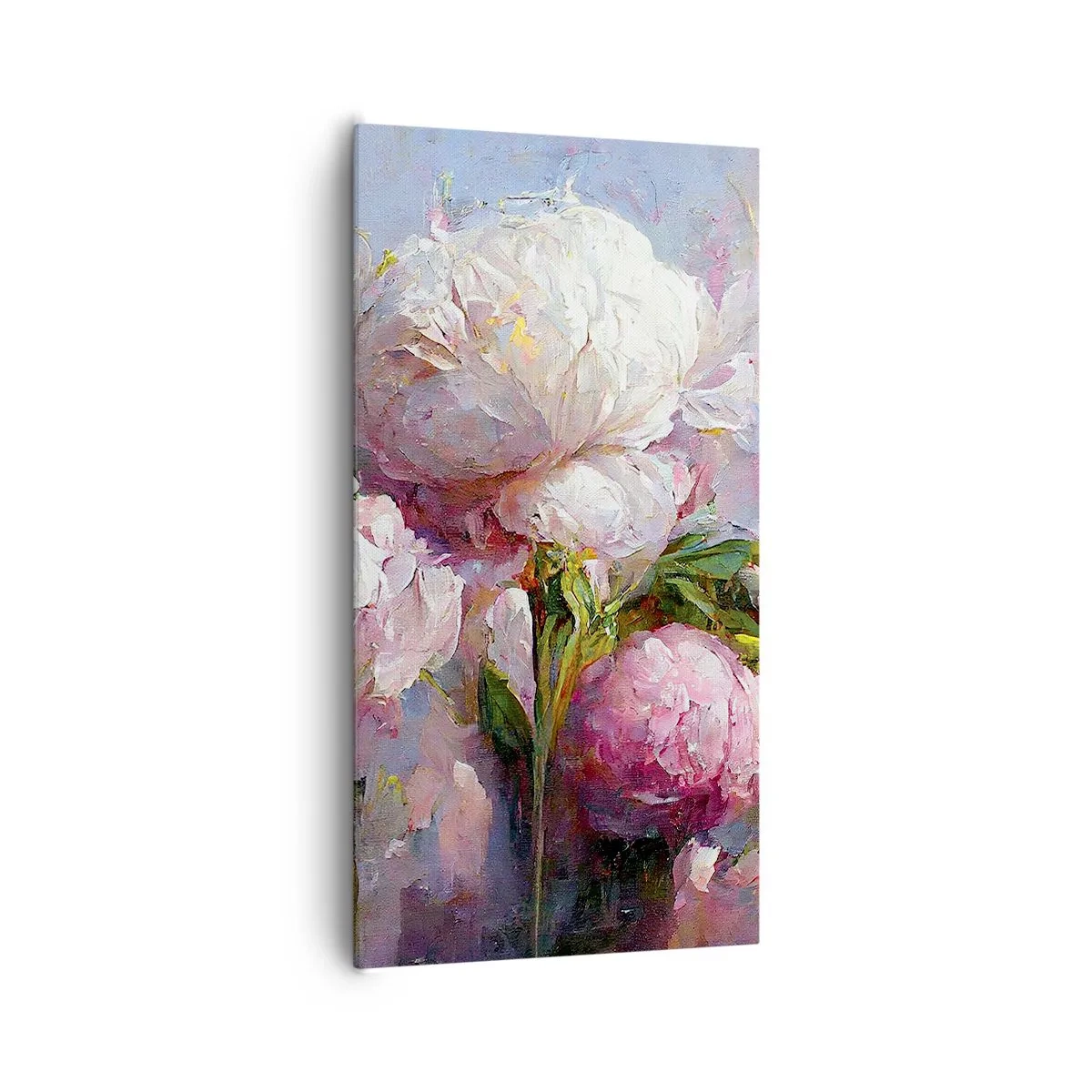 Canvas picture - Bouquet Bubbling with Life - 65x120 cm