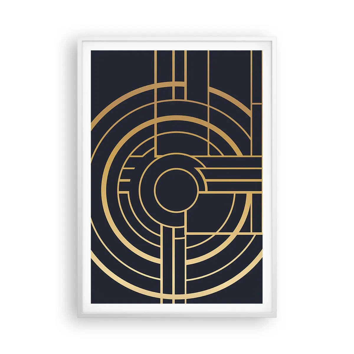 Poster in white frmae - Tour of Things - 70x100 cm