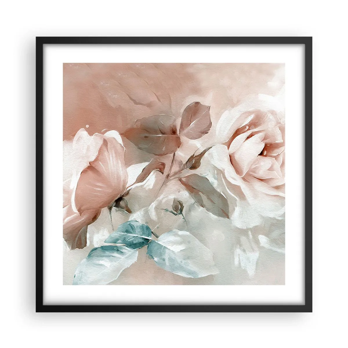 Poster in black frame - Spirit of Romaticism - 50x50 cm